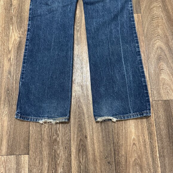 Vintage Levis 517 Jeans Men's 34x34 Blue Boot Cut Made in USA Denim Cowboy 2000 - Picture 7 of 11